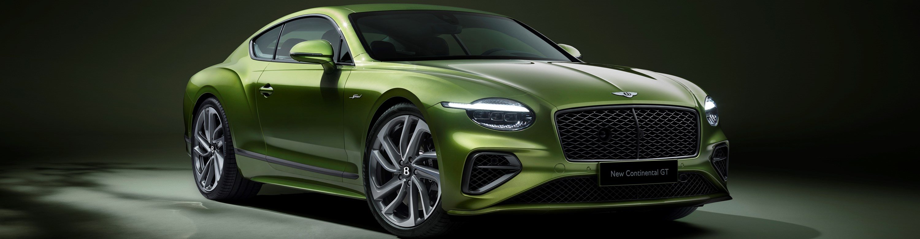 Bentley Continental GT — fourth-generation grand tourer in studio profile